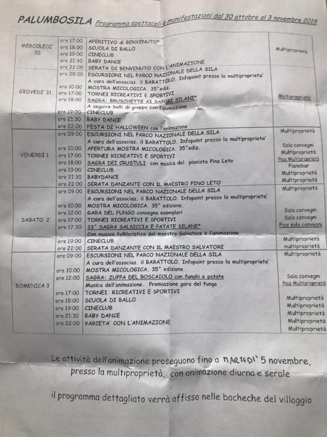 Villaggio Palumbo Sila - Appartamento Cotronei Екстер'єр фото